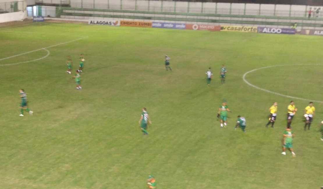 Coruripe empata com o Murici em seu primeiro jogo fora de casa este ano