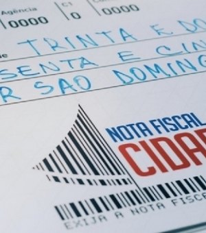 Nota Fiscal Cidadã sorteia R$ 800 mil na quarta-feira (20)