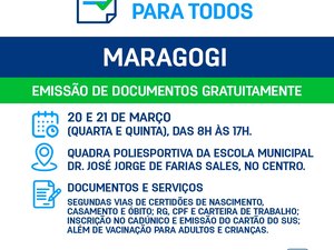 Campanha Registro Para Todos começa nesta quarta (20) em Maragogi