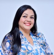 Aleandra de Oliveira é a candidata do partido AVANTE a prefeita de Feliz Deserto
