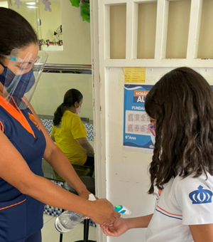 Escolas de Arapiraca seguem protocolos para evitar a proliferação de coronavírus