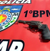 Foragido da Justiça é preso com arma de fogo no Trapiche, em Maceió