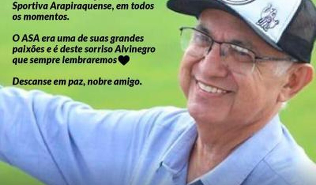 ASA lamenta morte de Teófilo e agradece por construir sonho para alvinegros