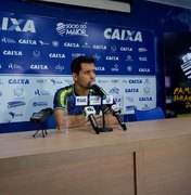Rafinha completa 100 jogos pelo CSA contra o Vila Nova-GO