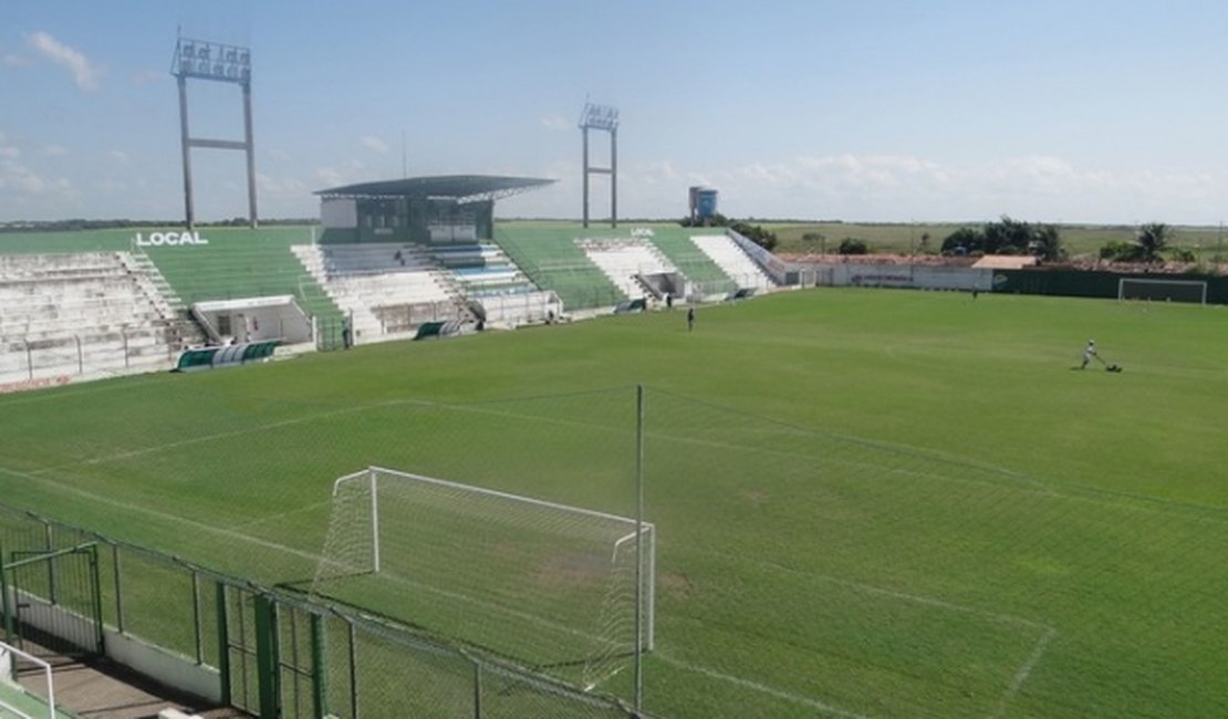 Alteração: Jogo CSA X CEO é transferido para o estádio Gerson Amaral, em Coruripe
