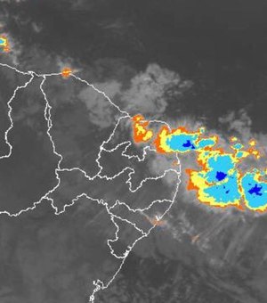 Previsão aponta para chuvas em Alagoas no fim de semana