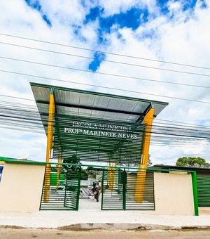 Obras da nova Escola Marinete Neves entram em fase de conclusão