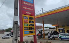 Preços dos combustíveis no posto de Barra Grande