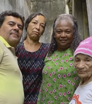 [Vídeo] Idosa que está sozinha em São Paulo encontra sobrinho e será trazida para Alagoas