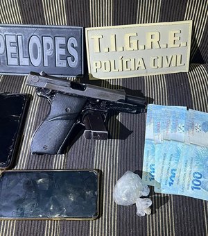 Operação integrada prende quatro pessoas e apreende armas e drogas em Palmeira dos Índios
