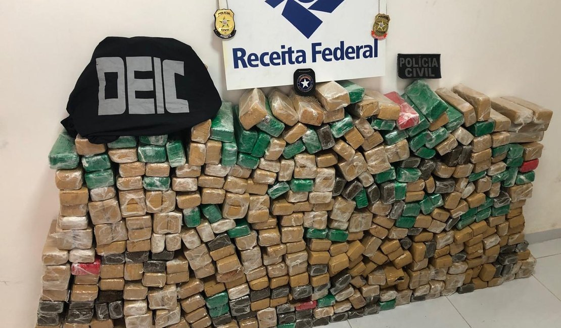 [Vídeo] Operação apreende 300kg de maconha em Maceió; droga tinha como destino Arapiraca 