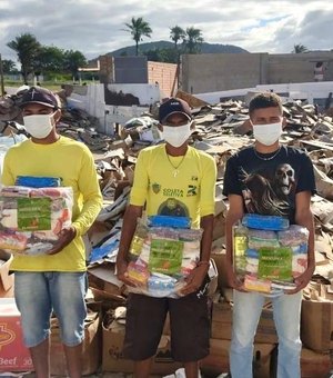 Semarh faz entrega da segunda remessa de cestas básicas às cooperativas e associações dos catadores em Alagoas
