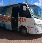Ônibus da Campanha de Entrega Voluntária de Armas chega ao Jacintinho