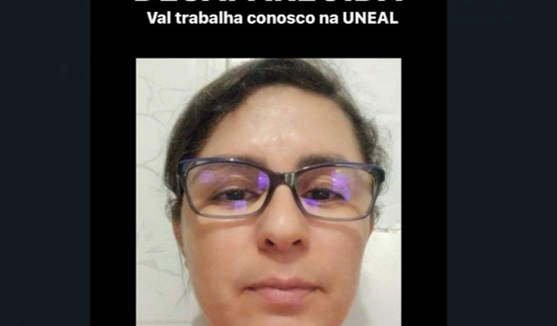 Servidora da Uneal vai à clínica e desaparece em Arapiraca