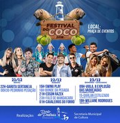 Prefeitura de Porto de Pedras anuncia programação do Festival do Coco