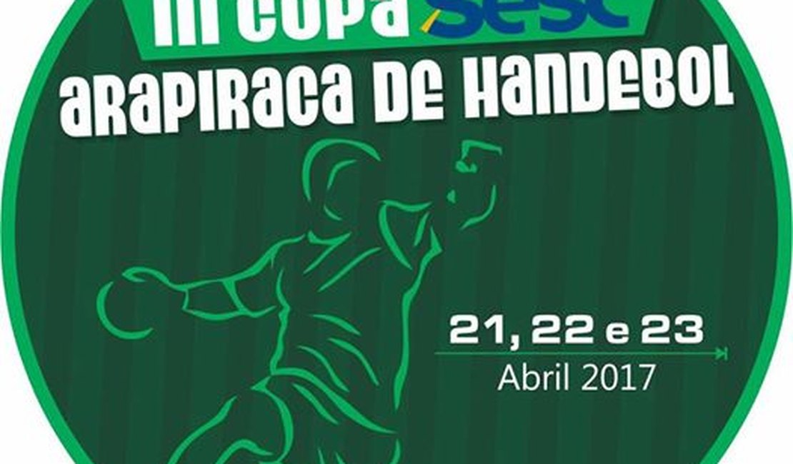 Arapiraca sedia 3ª edição da Copa Sesc de Handebol; ASA e CSA estão na competição