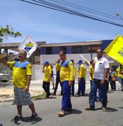 Trabalhadores dos Correios protestam em Maceió