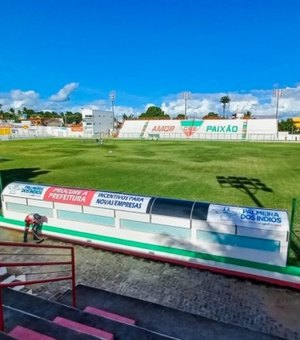 Prefeitura acelera obras no Juca Sampaio para receber jogo histórico pela Série D do Brasileirão