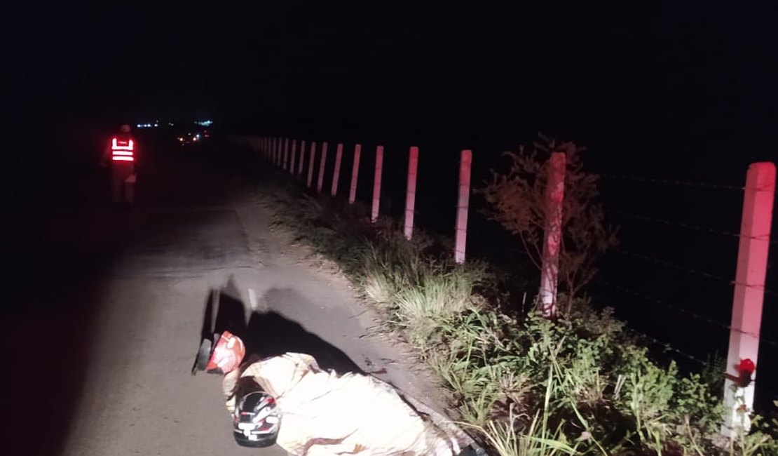 Motociclista morre ser atingindo por carro na rodovia AL-220