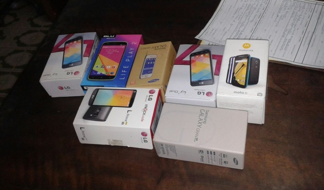 Polícia recupera celulares furtados de loja em Arapiraca