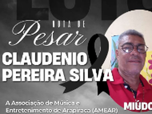 Músico arapiraquense 'Miúdo' morre em Arapiraca em consequência de problemas de saúde