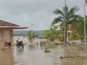 Após estragos da enchente, água começa a baixar no Pilar