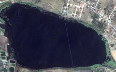 Imagem da Lagoa do Pé em 2012