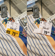 Loja de roupas é notificada por fraude em etiquetas na Black Friday