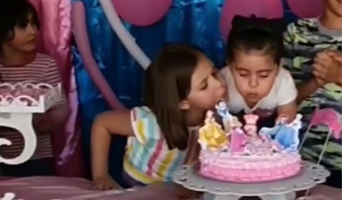 Menina desabafa após viralizar com vídeo de briga com irmã em aniversário