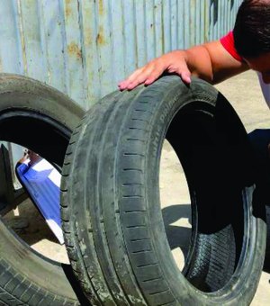 Mutirão fará coleta de pneus em borracharias de Maceió