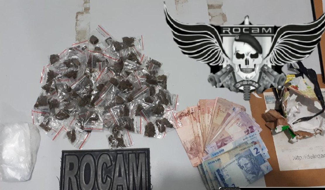 Homem é preso acusado de tráfico de drogas em Arapiraca