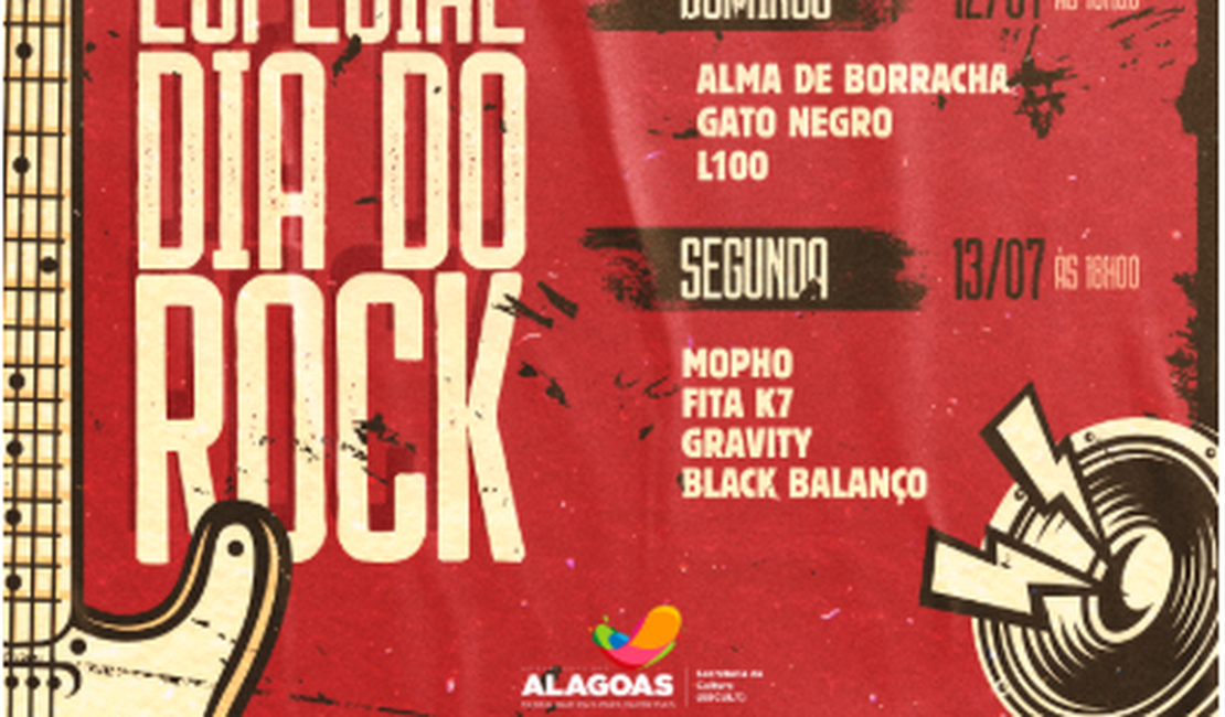 Festival Dendi Casa Tem Cultura recebe programação do II Festival Alagoano de Rock