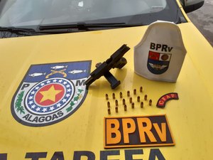 Homem é preso por porte ilegal de arma de fogo em São José da Lage