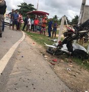 Colisão entre carro e motocicleta deixa vítima fatal na AL-215