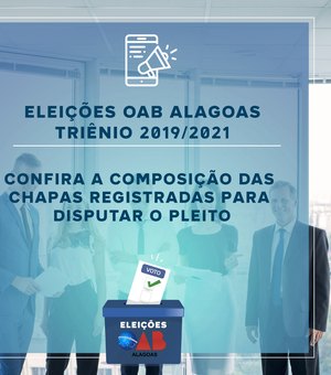 Nova presidência da OAB Alagoas será disputada por duas chapas
