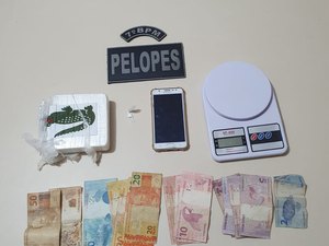 Polícia apreende pasta-base de cocaína avaliada em R$ 30 mil e prende acusado de tráfico em Batalha