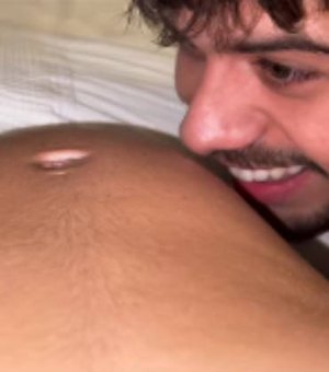 Virginia Fonseca posta vídeo fofo de Zé Felipe conversando com filha na barriga: 'Ela está a todo vapor'