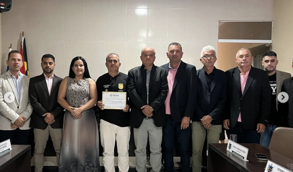 Polícias civis recebem título de cidadãos honorários em Mata Grande e Inhapi