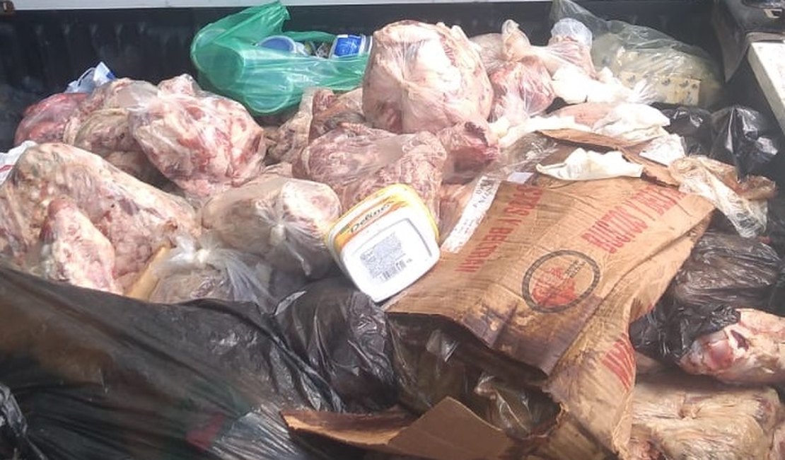 Desde o começo do ano, Vigilância Sanitária apreendeu 34 toneladas de alimentos em Maceió