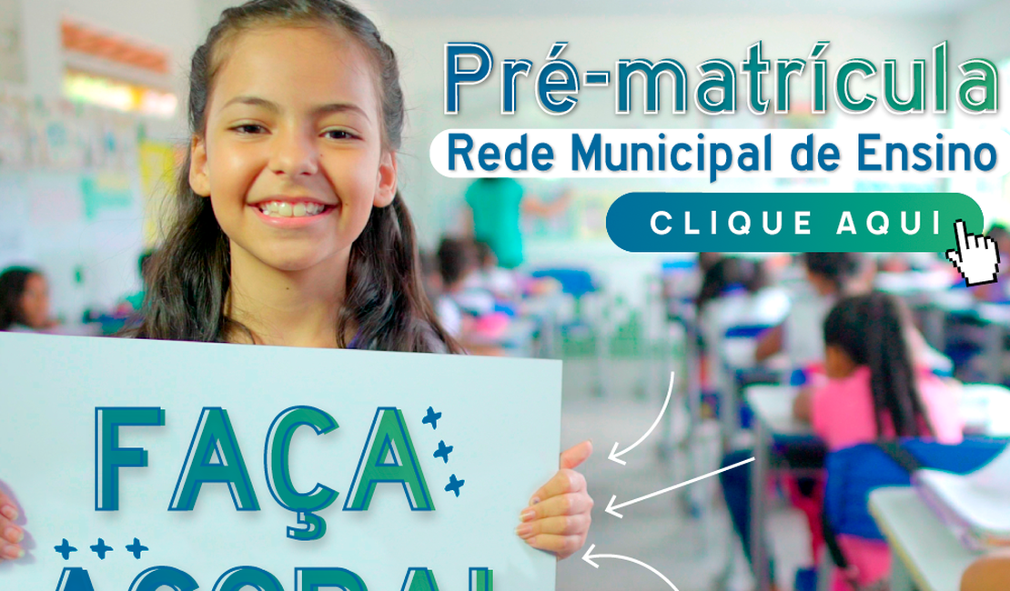 Pré-matrícula online é prorrogada e vai até o próximo domingo (05)