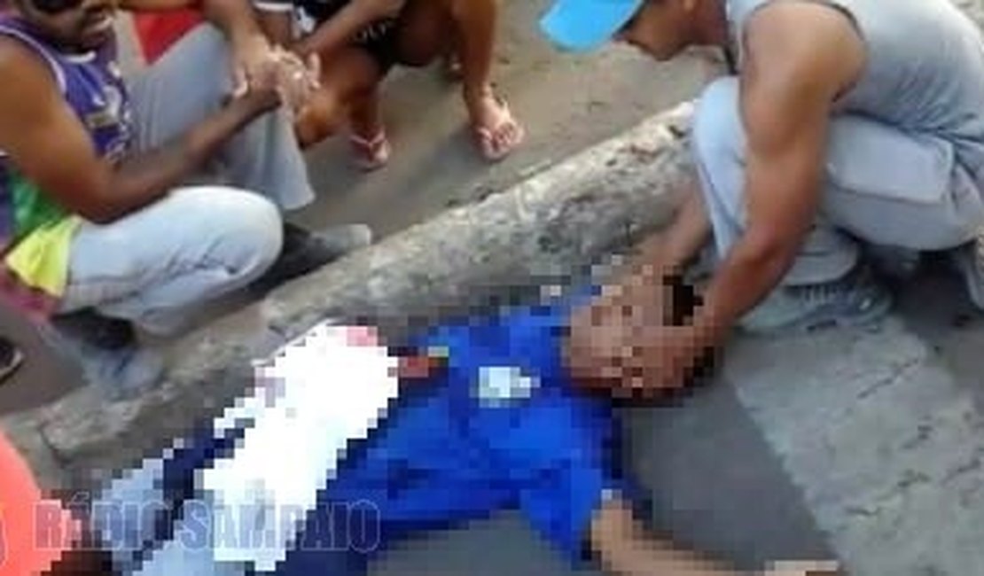 Jovem é vítima de tentativa de homicídio na tarde desta quarta-feira (23) em Palmeira dos Índios