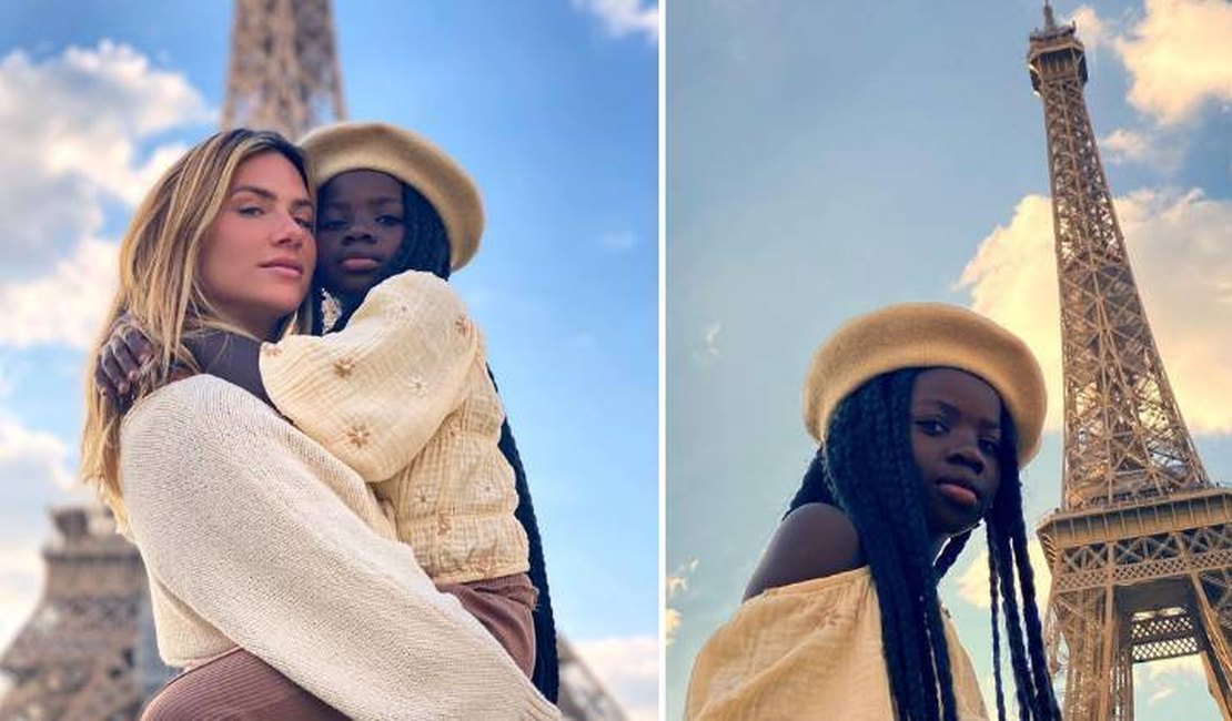 Giovanna Ewbank se declara à filha durante passeio em Paris