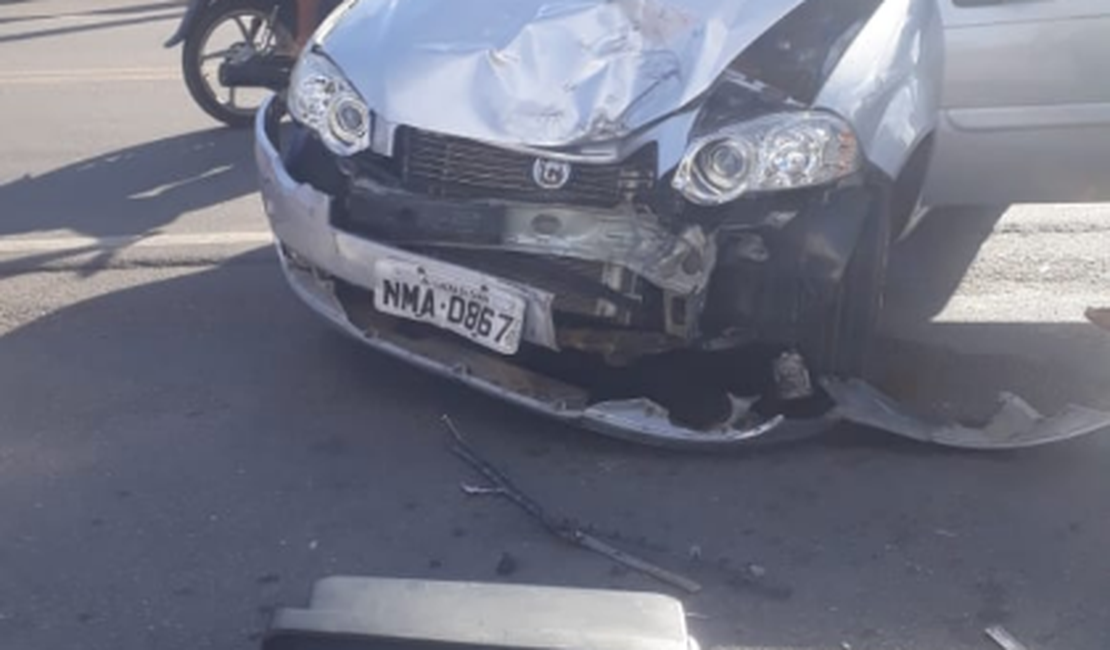 Grave acidente deixa motociclista ferido em Arapiraca
