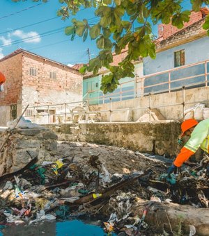 Ações preventivas antes das chuvas retiraram mais de 30 toneladas de lixo em Maceió