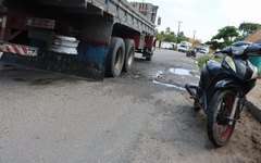 Condutores reclamam da situação da pista em Barra Grande