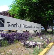 Cai o número de viagens no Terminal Rodoviário de Maceió