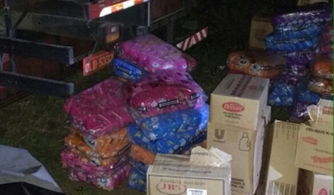 Veículos e produtos de higiene roubados são recuperados pelas polícias de AL e PE