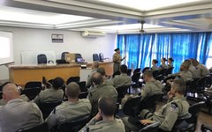 Estágio conta com a participação de oficiais e praças do BPRv e do Batalhão de Trânsito (BPTran)