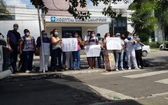 Funcionários do Sanatório mantêm protesto