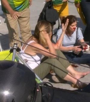 Câmera cai e fere duas mulheres no Parque Olímpico